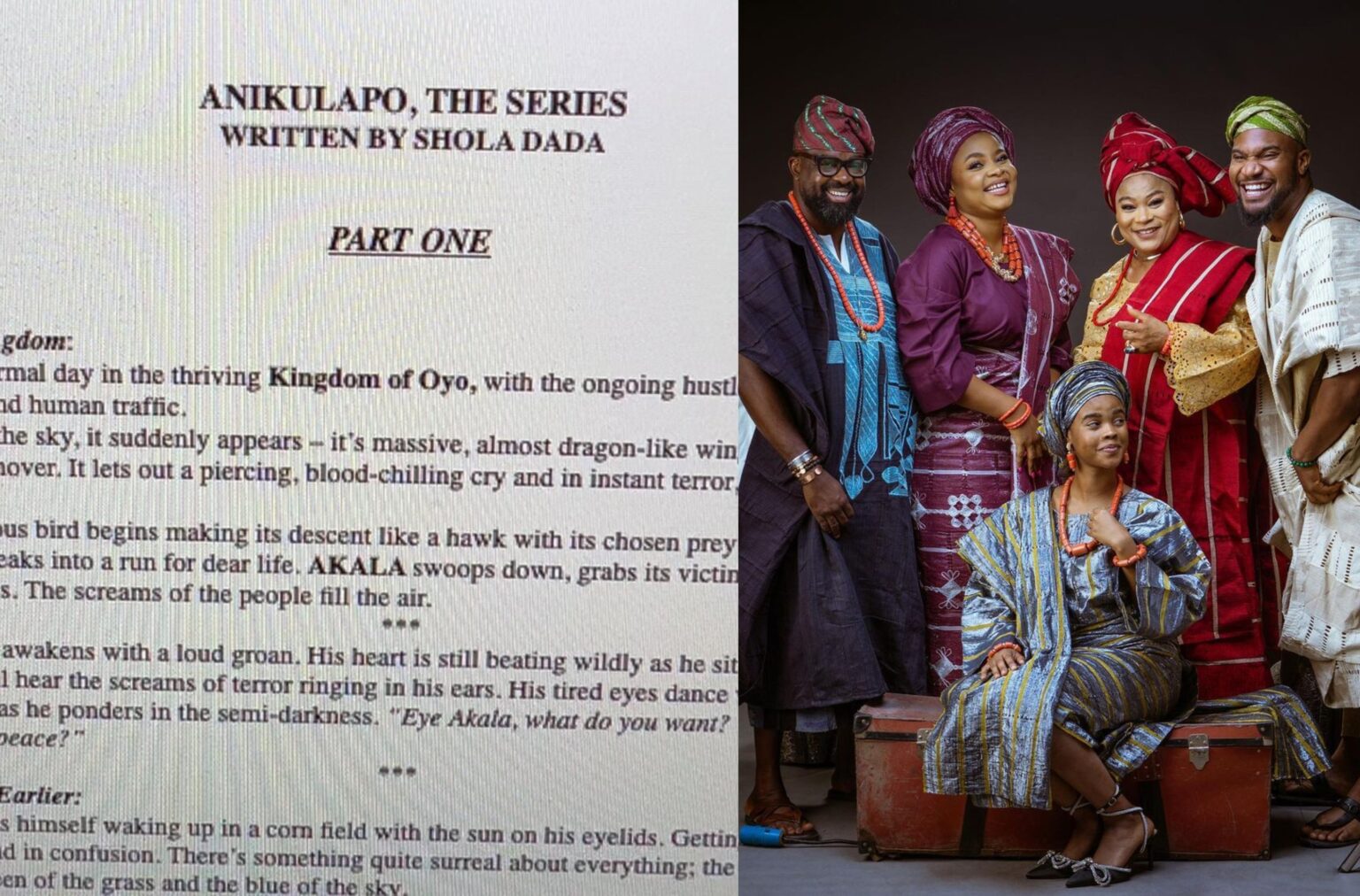 Kunle Afolayan has verified that the production of “Anikulapo” the series is now underway.