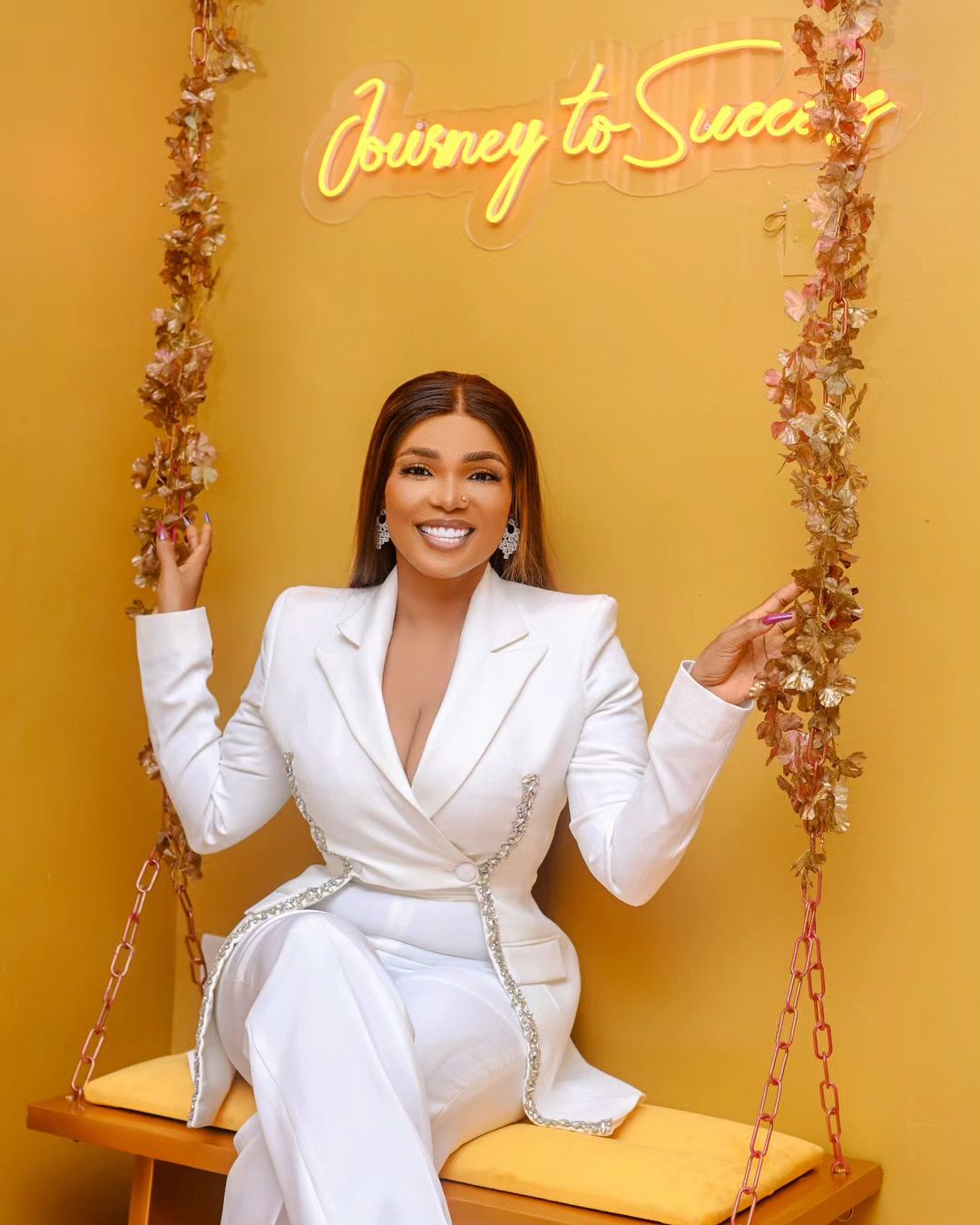 Iyabo Ojo hints at her forthcoming talk show titled “Gold Room.”